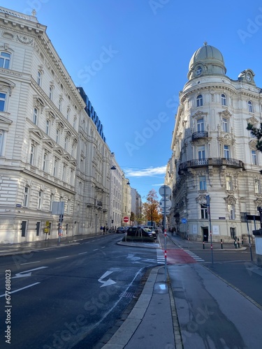 the street of the europe city