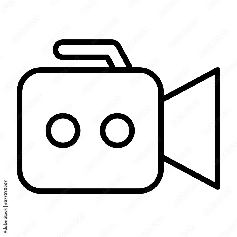 Camcorder, video cam, recording camera, video recording device, camera recorder. icon and easy to edit. Camcorder, video cam, recording camera, video recording device, camera recorder. icon and easy to edit.