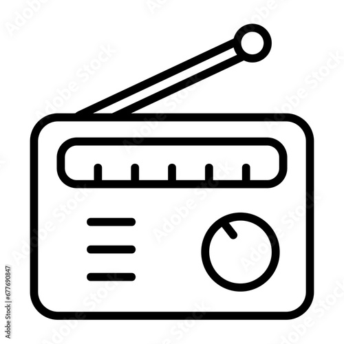 Broadcast, wireless, airwaves, transmission, radio signal. icon and easy to edit.