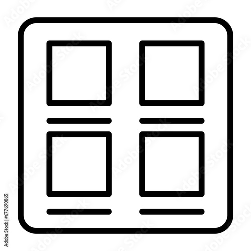Story sketch, visual script, narrative plan, scene outline, cinematic sketch. icon and easy to edit.