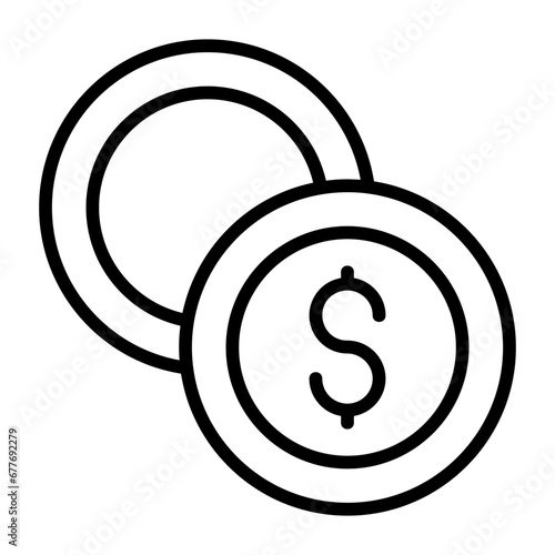 Money, cash, legal tender, monetary units, financial system icon and easy to edit.