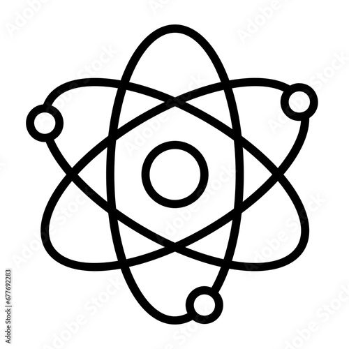 Particle, element, nucleus, atomic unit, fundamental particle icon and easy to edit.