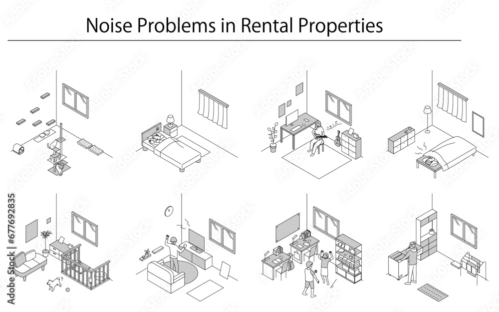 Noise problems in rental properties: Noise from living in apartments and condominiums