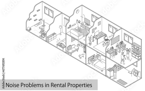 Noise problems in rental properties: Noise from living in apartments and condominiums