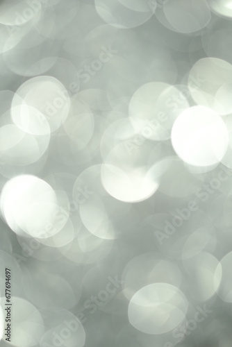 White Glitter Soft Focus Lights Flashing. Decoration at Happy christmas holiday. Happy new year