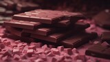 Ruby Chocolate. Generated AI