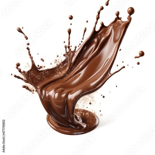 dark chocolate splash isolated on a white background, chocolate splash isolated on white, dark chocolate splash, chocolate splash, chocolate explosion, splash of chocolate, splash, easy to cut out