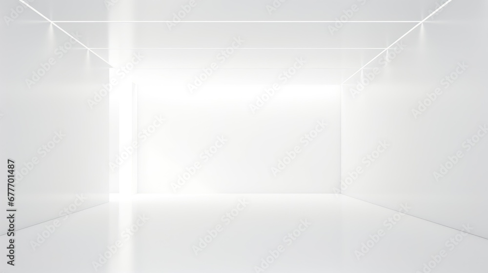 custom made wallpaper toronto digitalAbstract empty white room interior