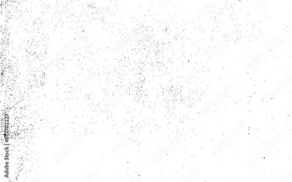 Black grainy texture isolated on white background. Distress overlay textured. Grunge design elements. Vector illustration