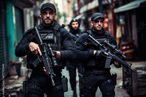 special forces in the city © Anastasiia Trembach