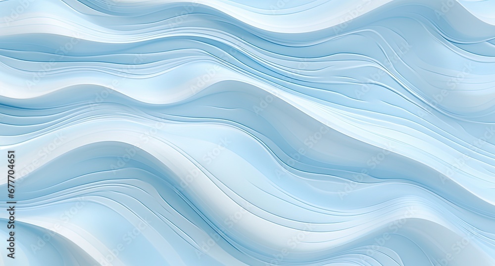 Abstract Blue Wavy Pattern with Gradation of Colors Abstract Blue Wavy Pattern with Gradation of Colors