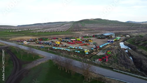Agriculture Field Of The Almonds