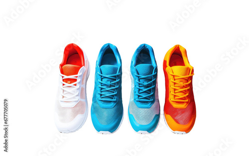 Sleek Minimalist Running Shoes On Transparent Background.