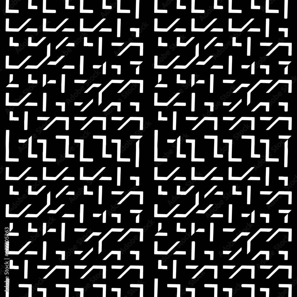 White background with black pattern. Seamless texture for fashion, textile design, on wall paper, wrapping paper, fabrics and home decor. Repeat pattern. White background with black pattern. Seamless texture for fashion, textile design, on wall paper, wrapping paper, fabrics and home decor. Repeat pattern.