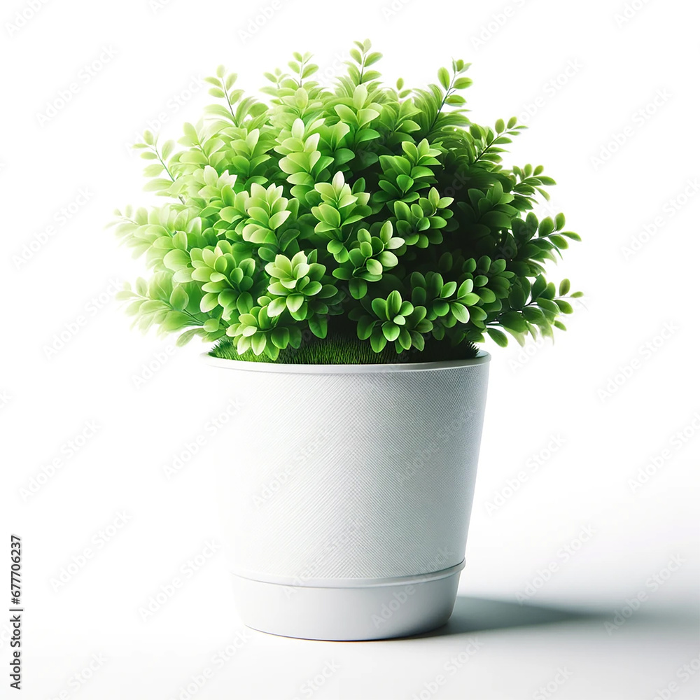 Flowerpot isolated on a white background Flowerpot isolated on a white background