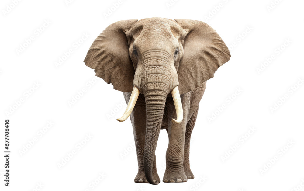 Sherman Elephant On Transparent Background.