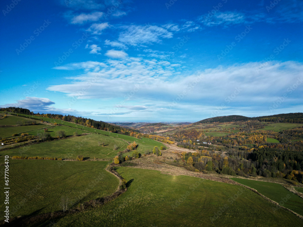 Fototapeta premium Landcape in Poland, Jelenia Góra