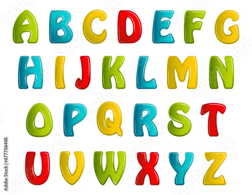 colors shiny letters holiday fonts