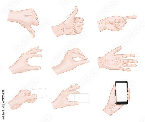 business hand gestures