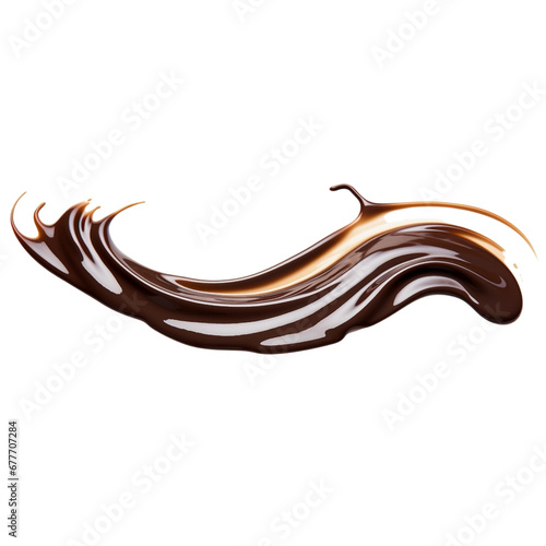 Teriyaki Sauce isolated on transparent, AI generated