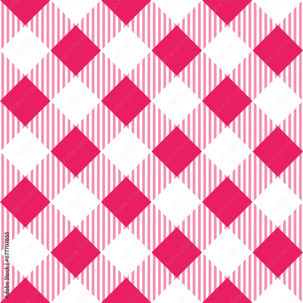 Pink shade plaid pattern with oblique line inside background. plaid pattern background. plaid background. Seamless pattern. for backdrop, decoration, gift wrapping, gingham tablecloth. Pink shade plaid pattern with oblique line inside background. plaid pattern background. plaid background. Seamless pattern. for backdrop, decoration, gift wrapping, gingham tablecloth.