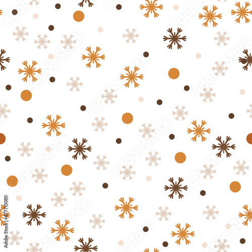 pattern christmas snowflakes elements