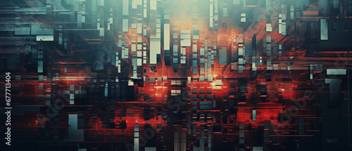 abstract glitch background