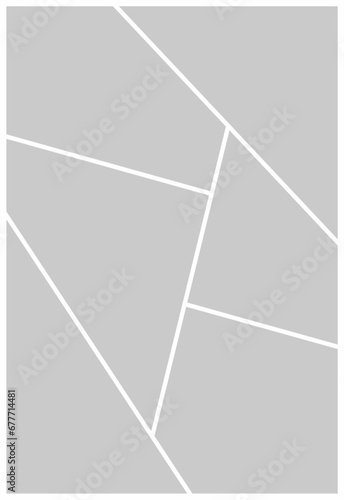 Pictures or photos frame collage and digital photo wall template