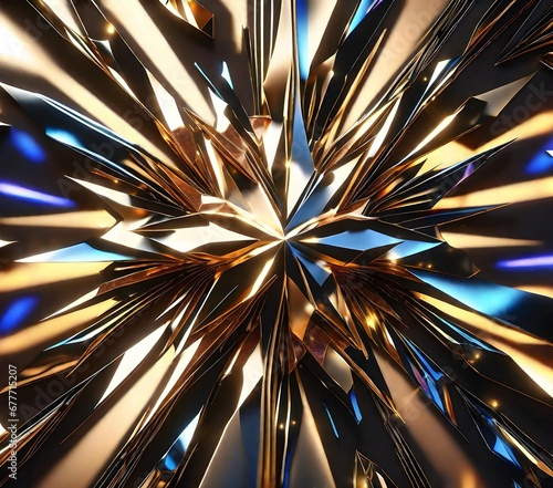 Beautiful abstract shiny light and glitter background - Generative AI