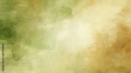 light brown green olive sage beige abstract watercolor texture background photo
