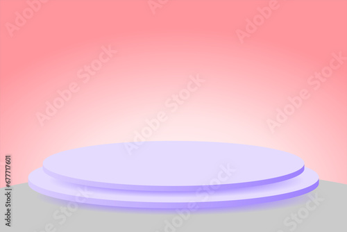 Elegant backgrounds and podiums for promotional events look classy