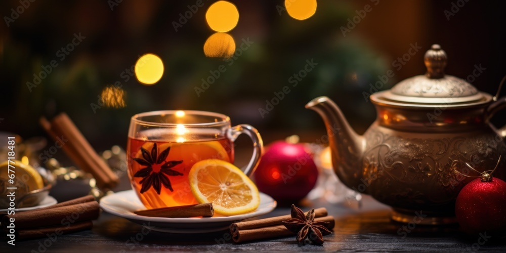 Cozy Christmas: Candlelit Tea and Spices