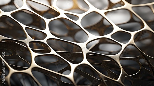  a close up of a metal object that looks like a bunch of leaf like shapes on a surface that looks like something out of a piece of metal or something. generative ai