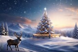 
Christmas joy Christmas decorations creates a warm and enchanting atmosphere, capturing all the magic of Christmas AI, Generative

