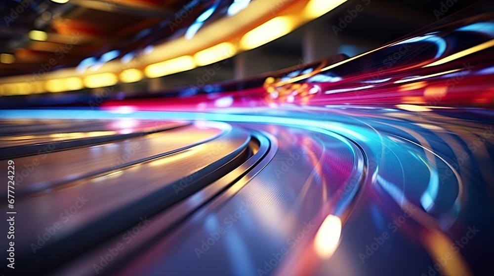 a blurry photo of a city street at night with a blurry image of a city street at night and a blurry image of a car on the street. generative ai a blurry photo of a city street at night with a blurry image of a city street at night and a blurry image of a car on the street. generative ai