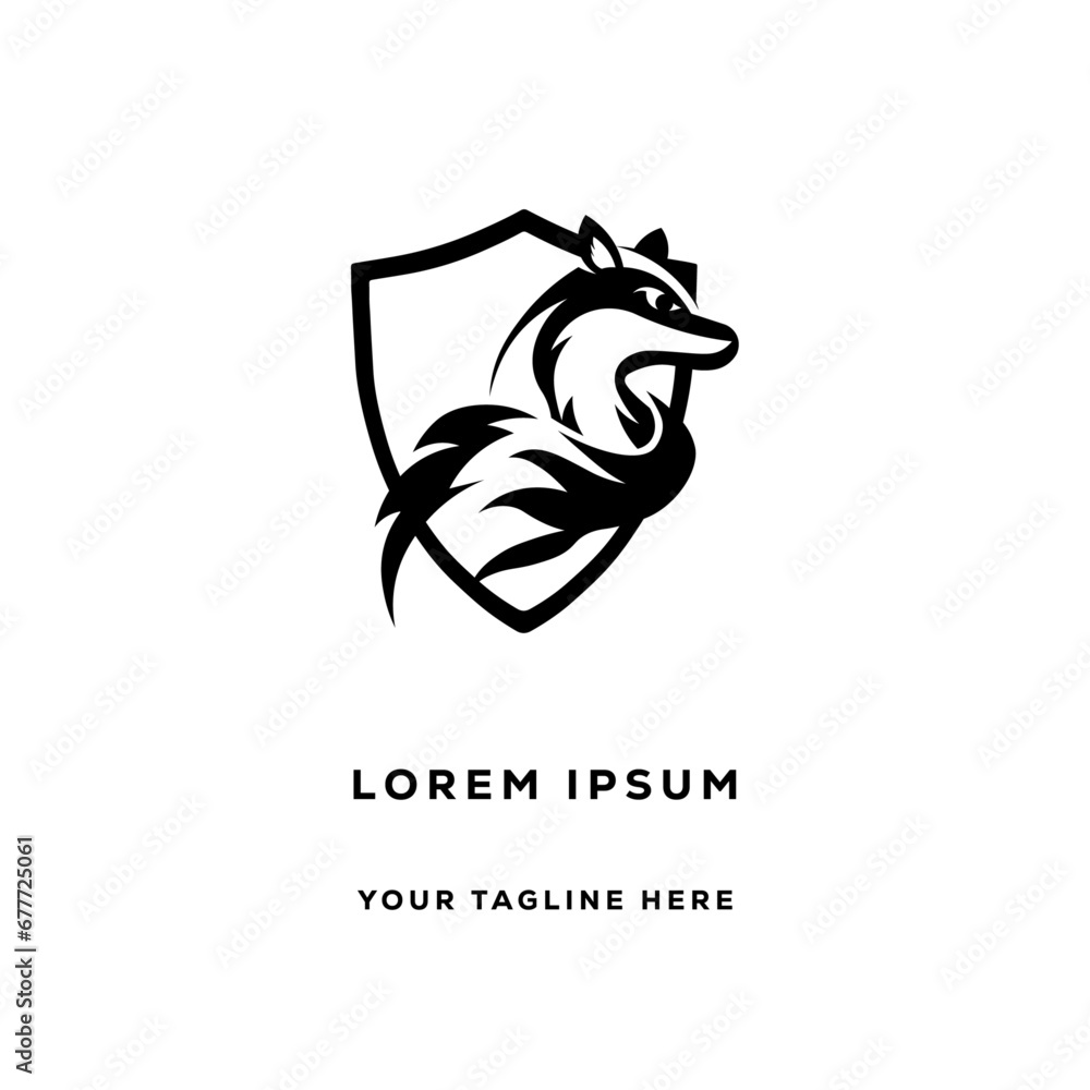 Fototapeta premium hand holding a logo