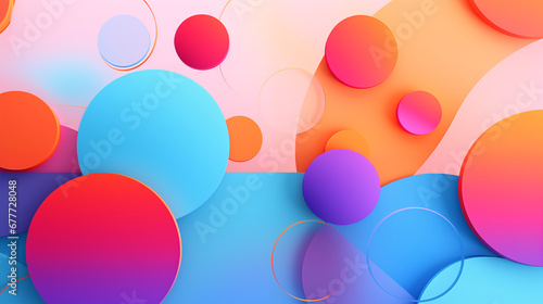 colorful abstract light white background for product presentation