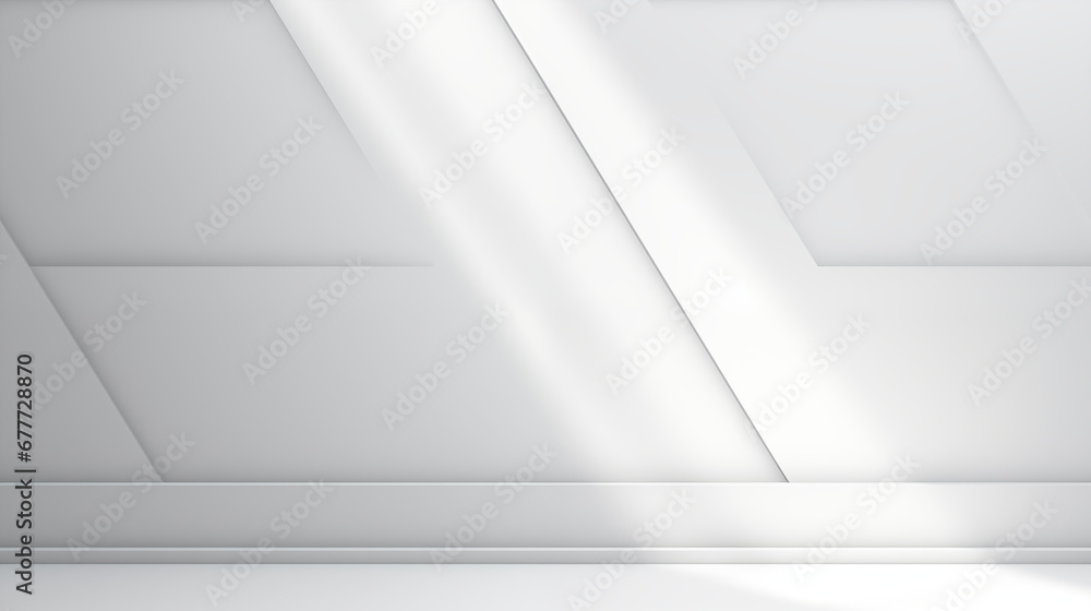 white abstract geometric background for product presentation. Shadow and light from windows white abstract geometric background for product presentation. Shadow and light from windows