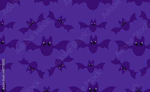 halloween background Black-eyed purple bat