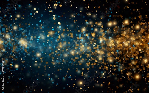 Background of abstract glitter lights. Christmas lights