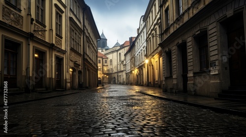 Empty Old Town Streets Photography
