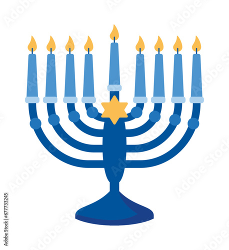 hanukkah menorah lights