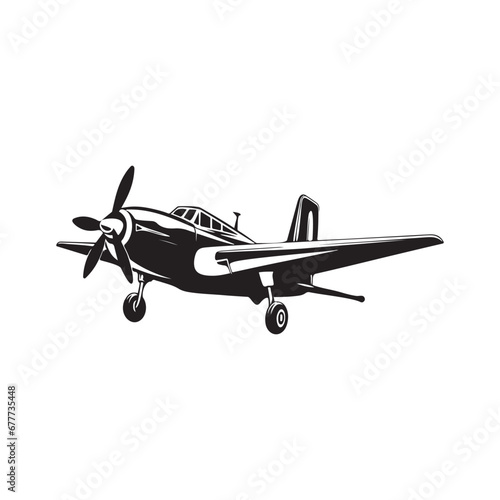 Fototapeta Naklejka Na Ścianę i Meble -  Small Plane Vector Images