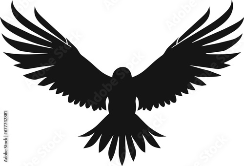 Eagle logo design vector. Eagle logo template illustration photo