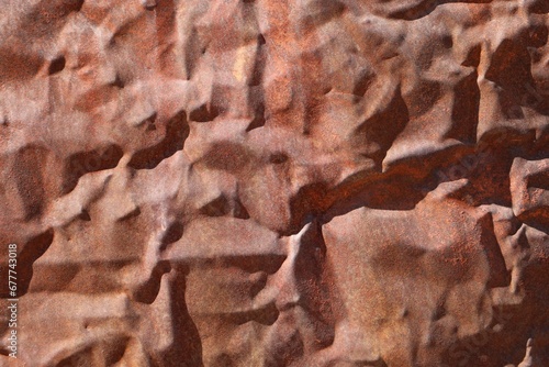 Closeup of the rusty metal surface for backgrounds and overlays