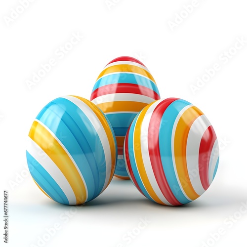 Colorful easter eggs