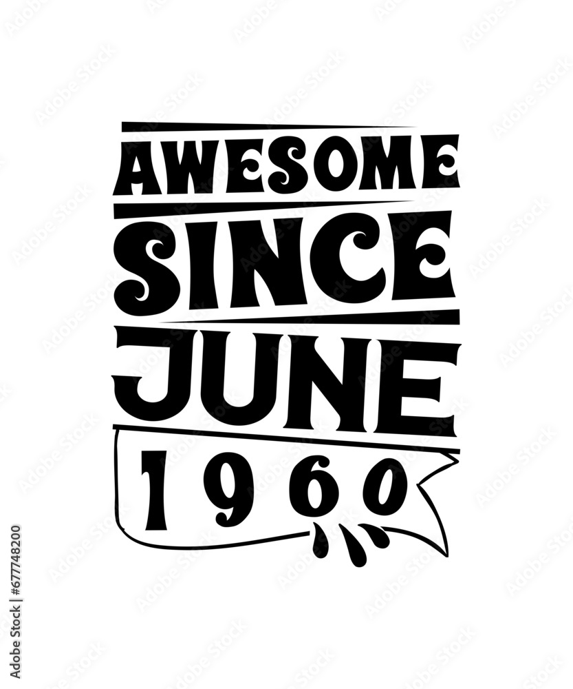 awesome since june 1960 svg
