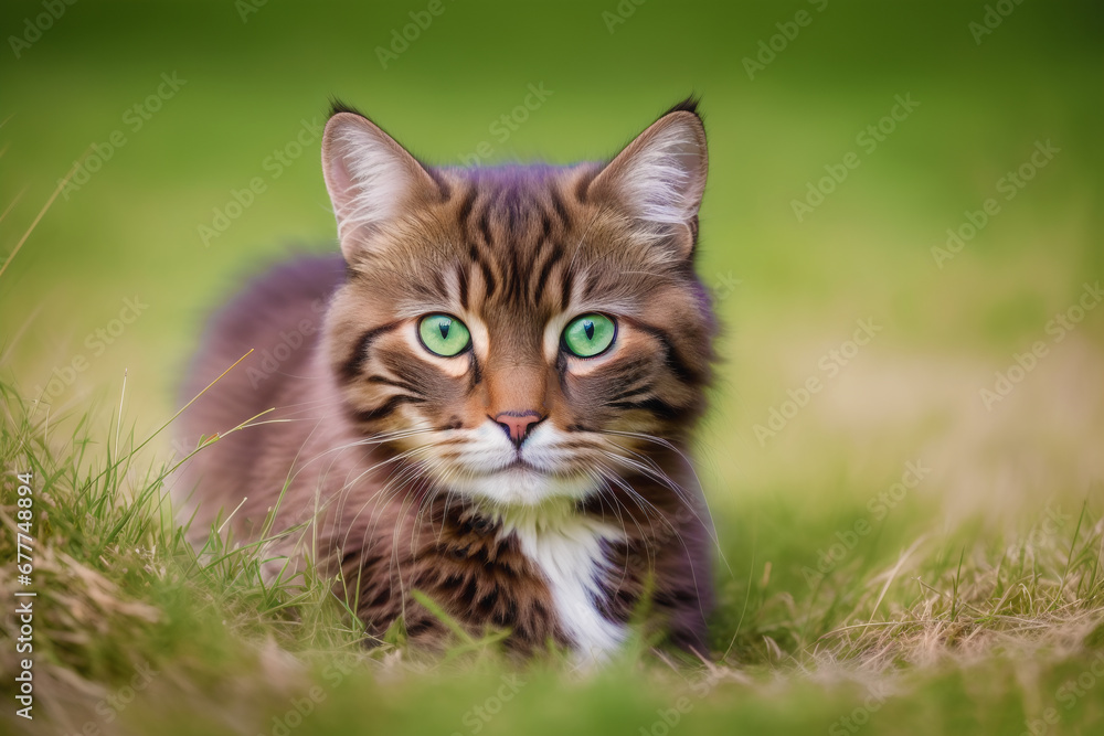 A beautiful grey cat. Whispers of Wisdom. The Grace and Serenity of the Grey Cat. Generative AI A beautiful grey cat. Whispers of Wisdom. The Grace and Serenity of the Grey Cat. Generative AI