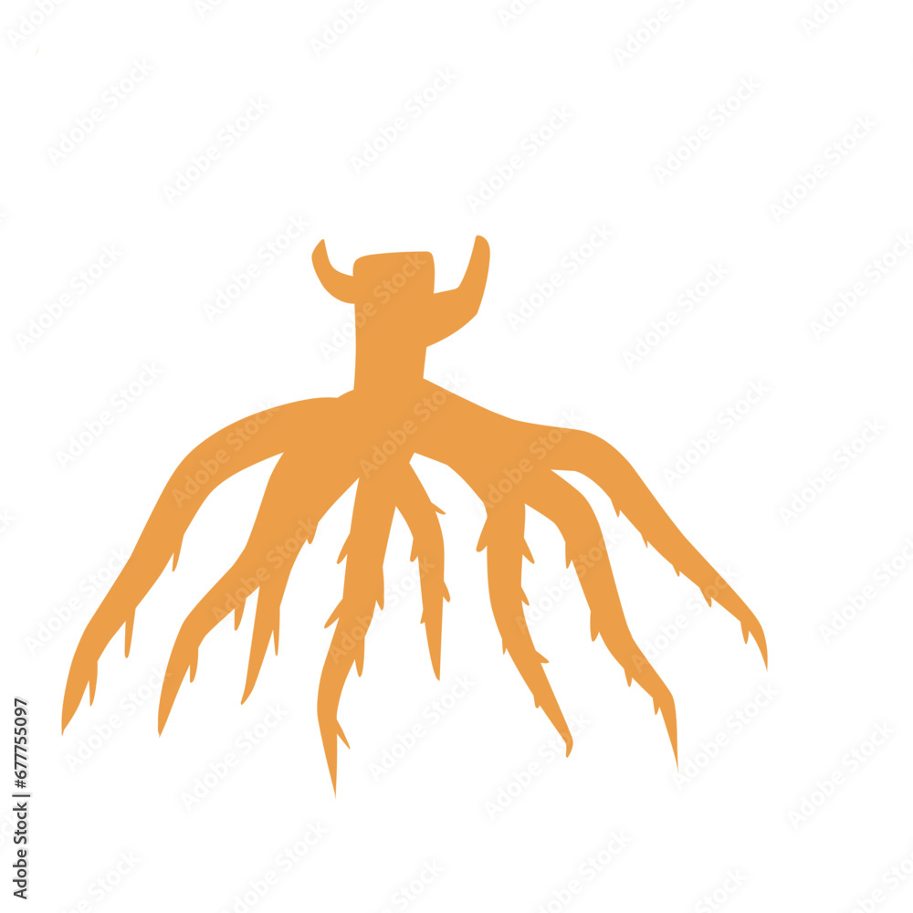 Tree Root icon vector Tree Root icon vector