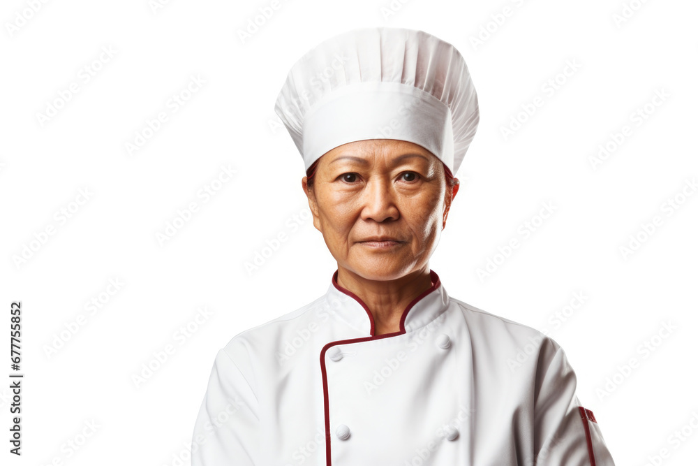 A woman wearing a chef's hat striking a pose for a picture. This image can be used to showcase culinary skills or for promotional materials related to cooking and food industry. A woman wearing a chef's hat striking a pose for a picture. This image can be used to showcase culinary skills or for promotional materials related to cooking and food industry.